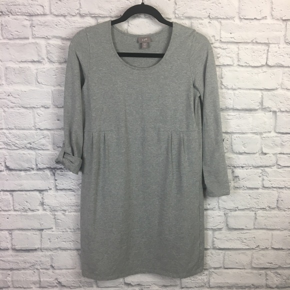 LAST CALL!! J. Jill Gray Knit Dress - Picture 2 of 7